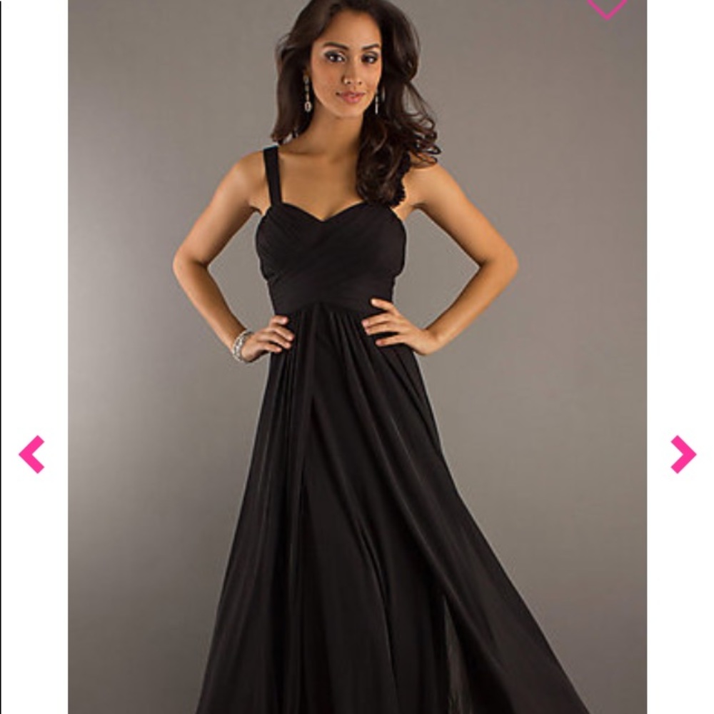 PromGirl Black prom dress